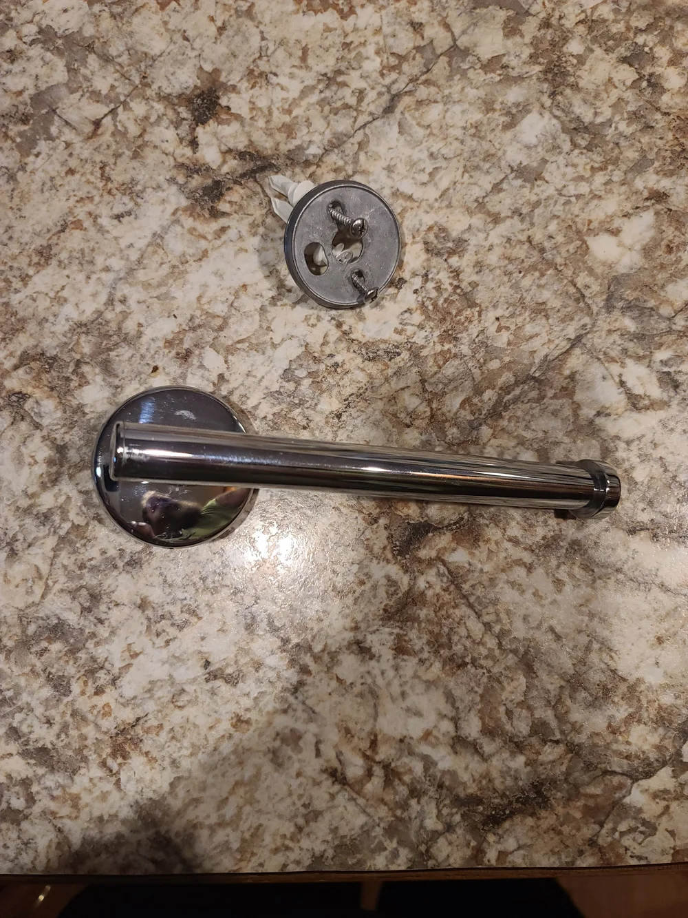 Chrome Wall-Mounted Toilet Paper Holder